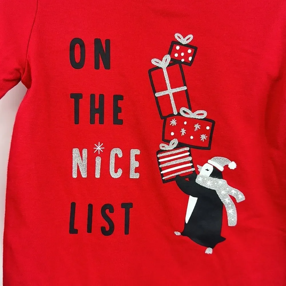 J.O.Y. By CARTERS On The Nice List LS Tee Sz 2T NWT‎